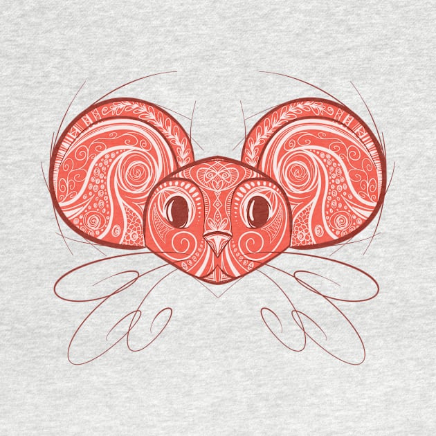 Rat - Chinese Zodiac - Animal Drawing by Red Fody